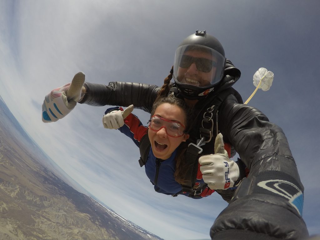 skydiving in the winter in colorado