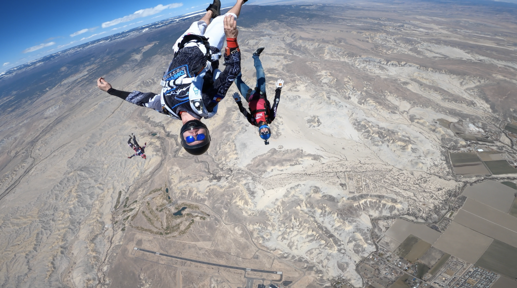 freefly skydivers at ultimate skydiving adventures colorado